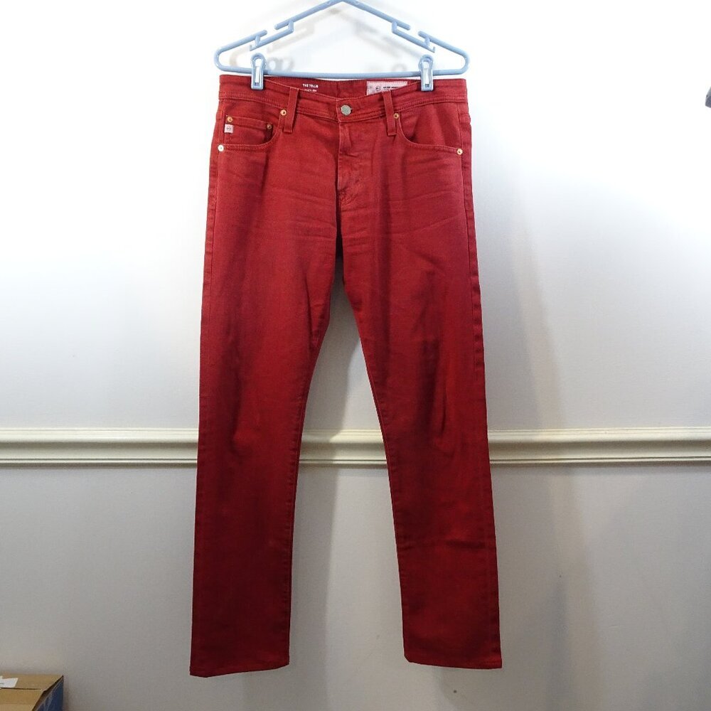 Ag Adriano Goldschmied Slim Red Men’s Jeans